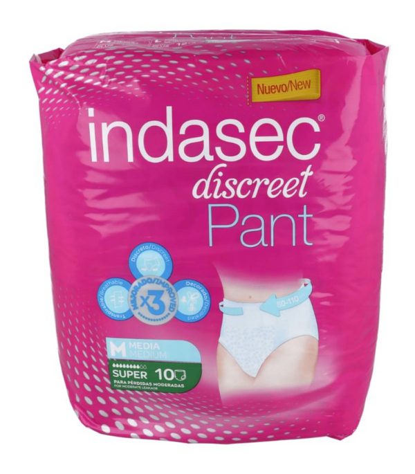 INDASEC PANT SUPER ABSORB INC ORINA DIA ANAT T-