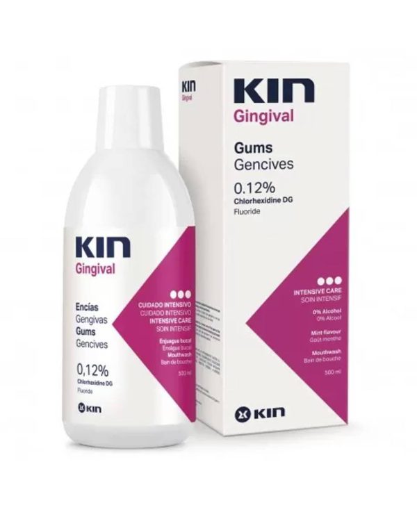 KIN GINGIVAL ENJUAGUE BUCAL 500 ML.