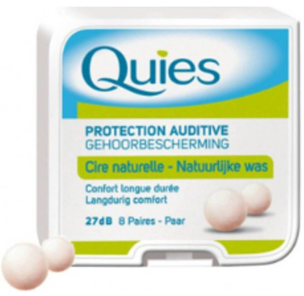 QUIES TAPONES OIDOS CERA NATURAL 16 U