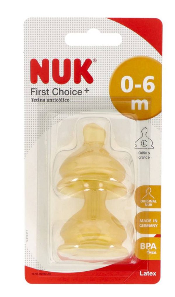 TETINA NUK ANCHA FC 1L LATEX BI. 2UDS.