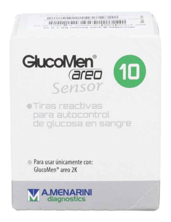 GLUCOMEN AREO SENSOR 10 TIRAS