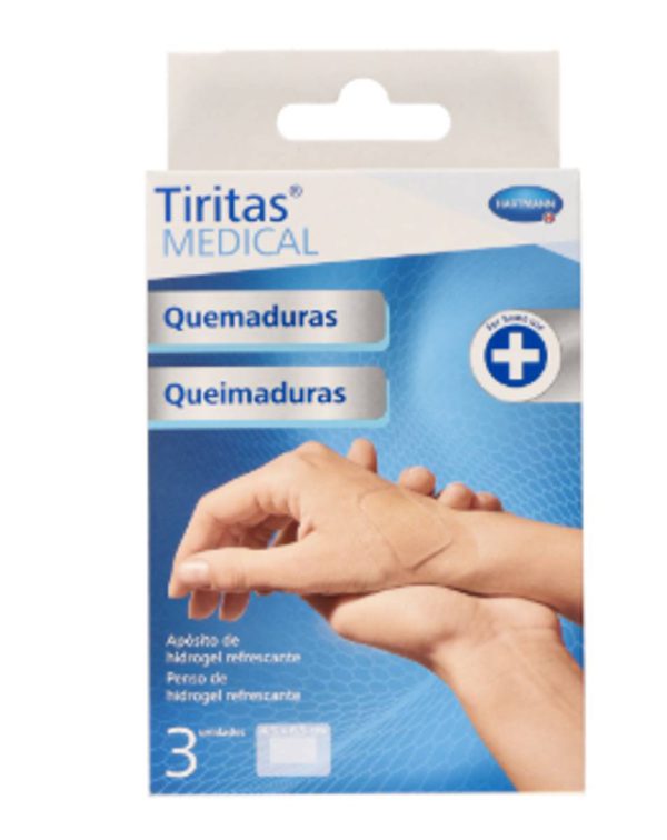 TIRITAS MEDICAL QUEMADURAS 4.5 X 6.5 CM 3 UNIDAD