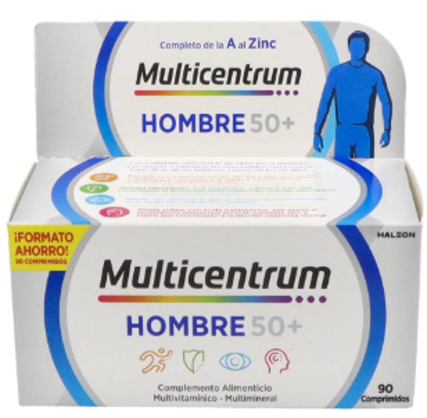 MULTICENTRUM HOMBRE 50+ 90 COM