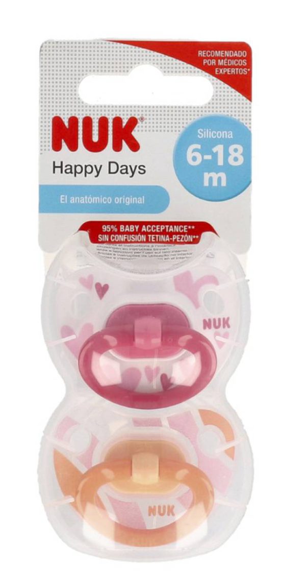 CHUPETE SILICONA NUKETE 2 U T-2