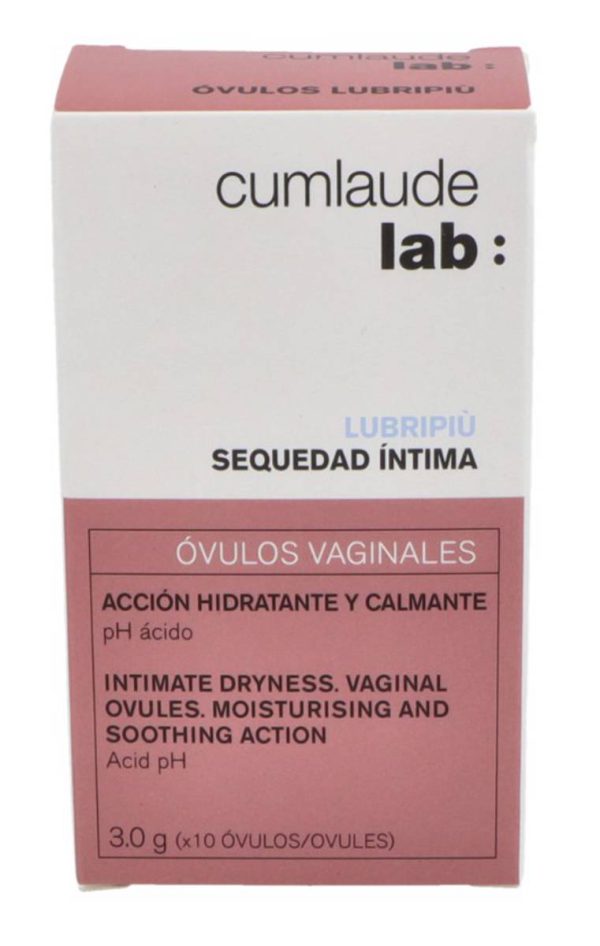 CUMLAUDE LAB: LUBRIPIU OVULOS VAGINALES 10 UNIDADES