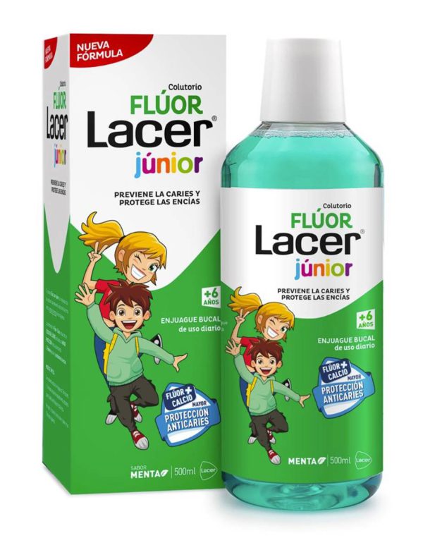 LACER COLUTORIO FLUOR DIARIO 0,05 % MENTA 500 ML