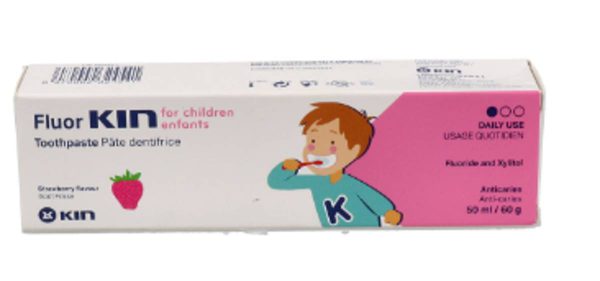 FLUORKIN PASTA INFANTIL FRESA 50 ML.