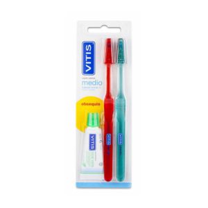 PACK VITIS CEPILLO MEDIO+PASTA VITIS 15M