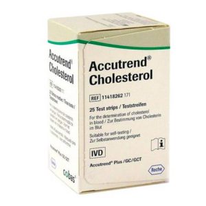 TIRA REACTIVA COLESTEROL ACCUTREND 25 U