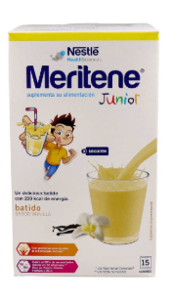 MERITENE JUNIOR POLVO VAINILLA 15 SOBRES