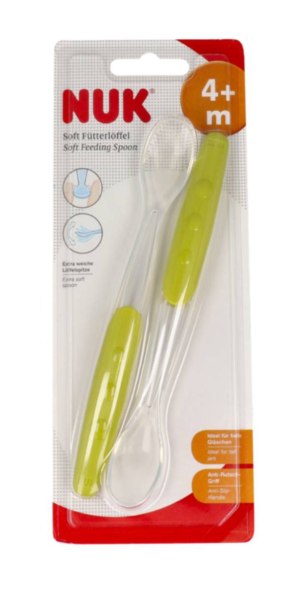CUCHARA NUK SILICONA EASY LEARNING 2 UDS