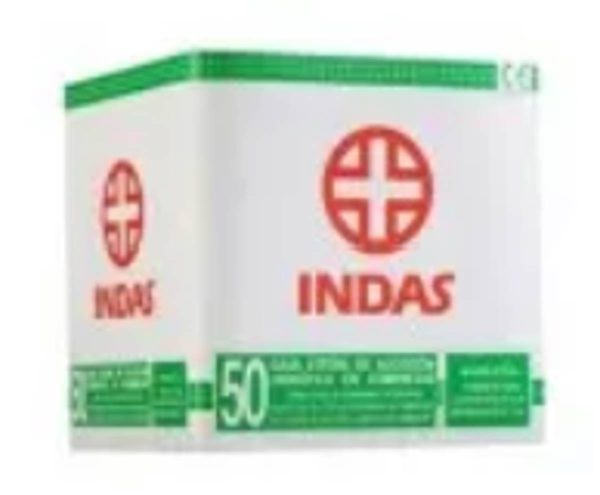COMPRESAS GASA ESTERIL INDAS C/ 50 UND.